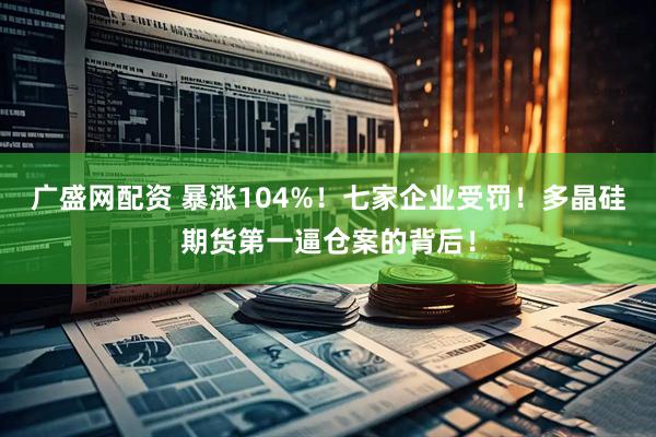 广盛网配资 暴涨104%！七家企业受罚！多晶硅期货第一逼仓案的背后！